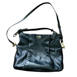 Vintage Coach leather hobo bag